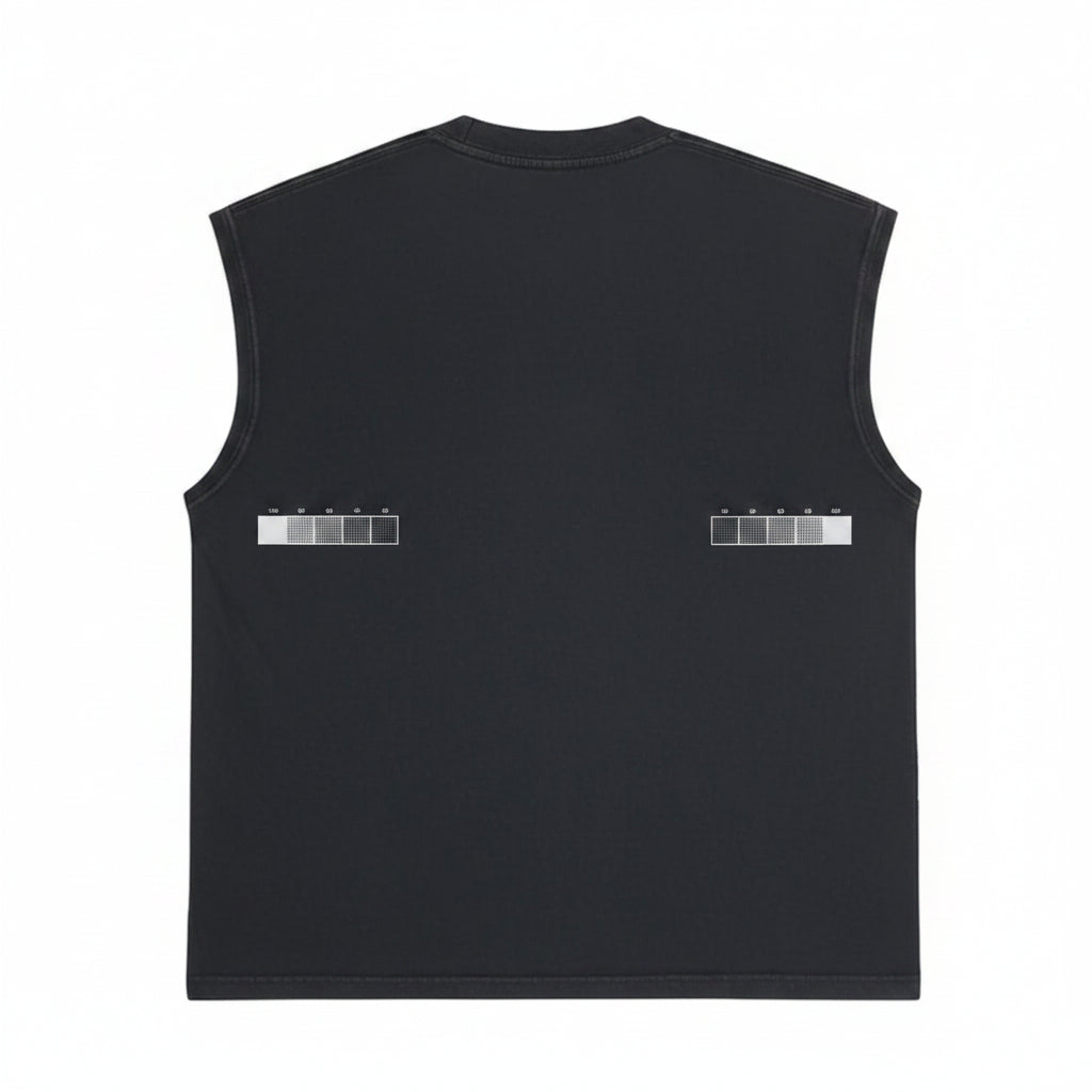 Individualist “Are you you” Vintage Black Muscle Tee