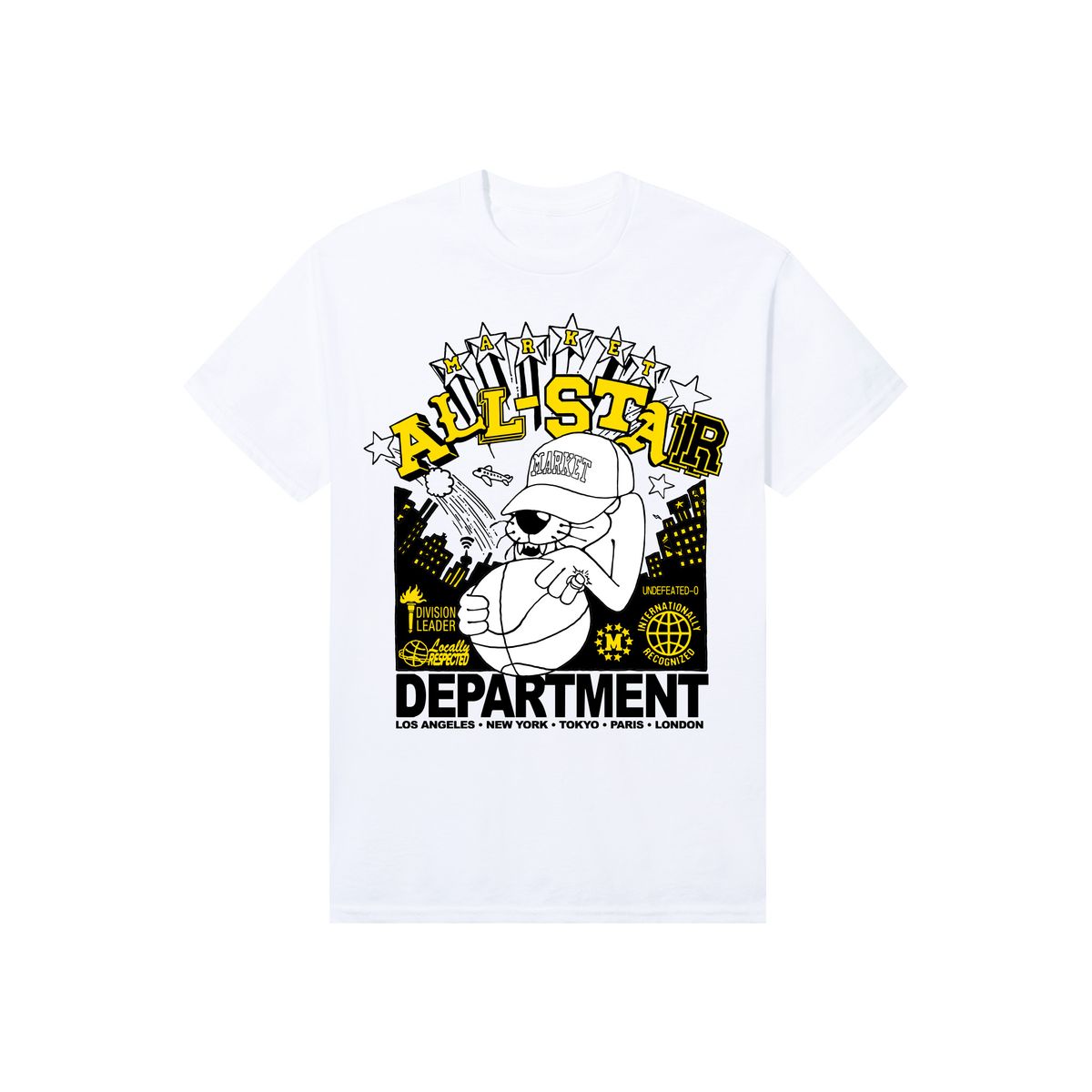 Market Studios "Locally Respected" White T-Shirt