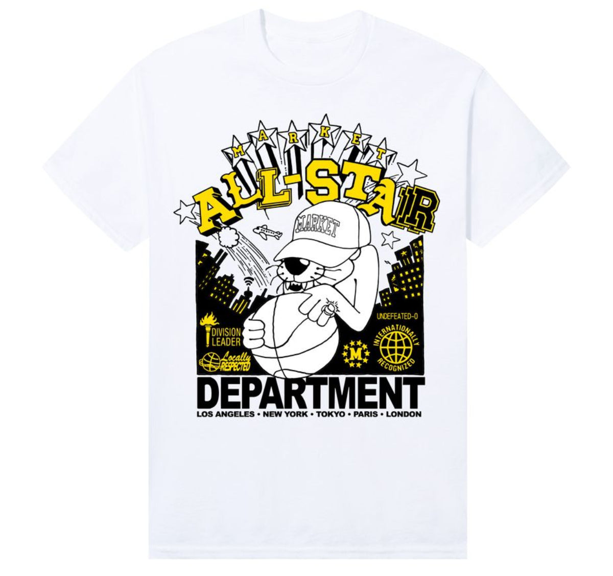 Market Studios "Locally Respected" White T-Shirt