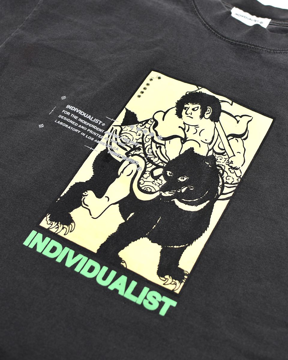 Individualist “Kintaro Box” Charcoal Tee