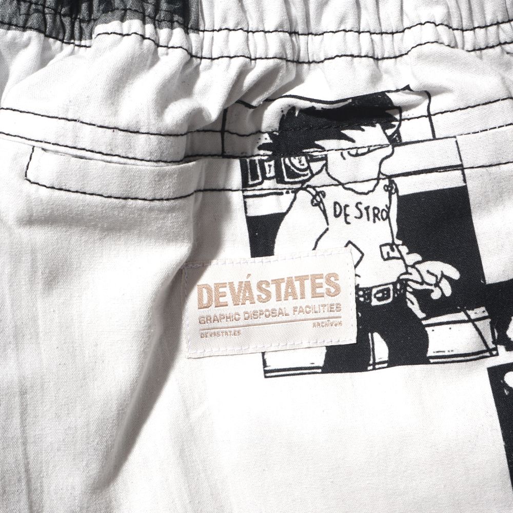 Devá States "Filth" White Print Pants