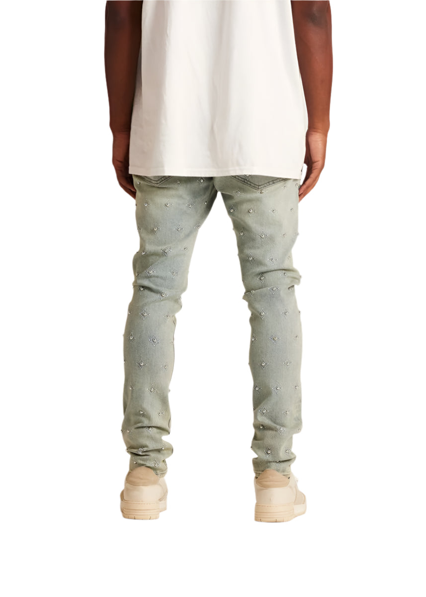 Embellish "Cygnus" Light Wash Denim