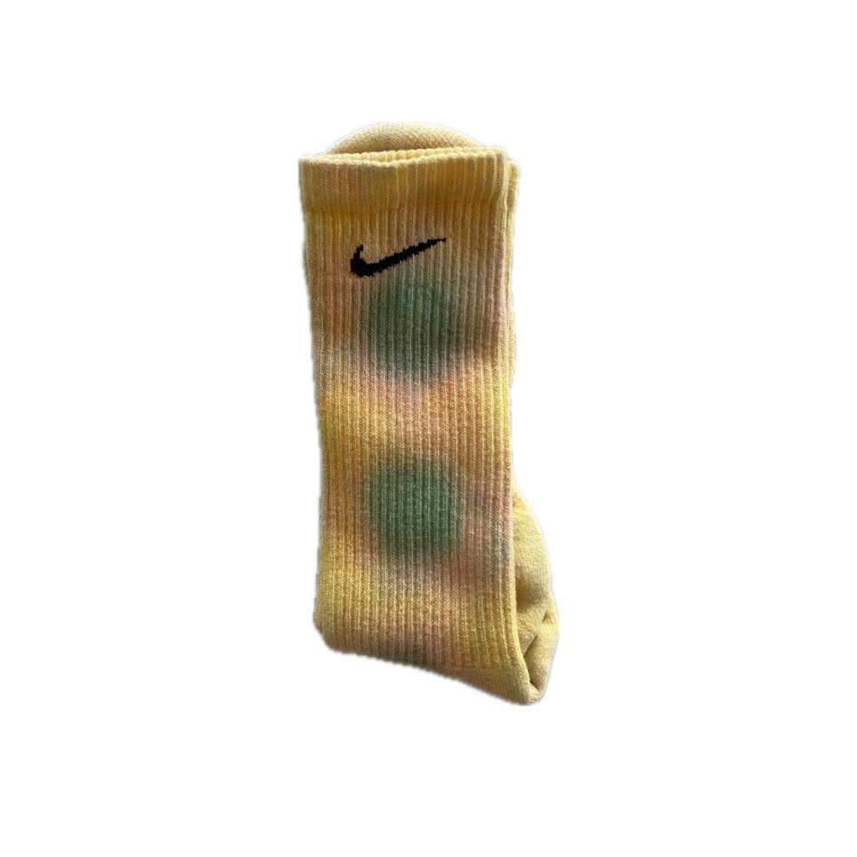 Nike "Orange/Green" Tie Dye 1pk Socks