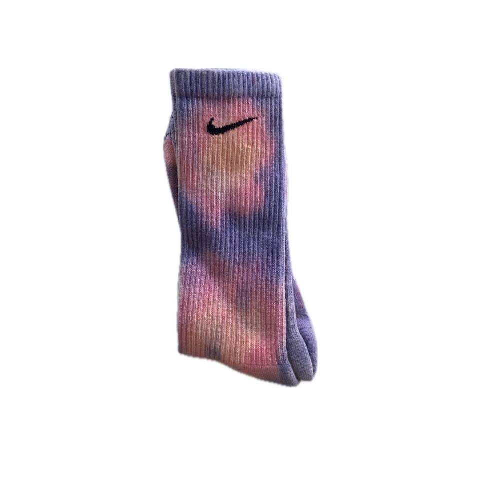 Nike "Purple/Red" Tie Dye 1pk Socks