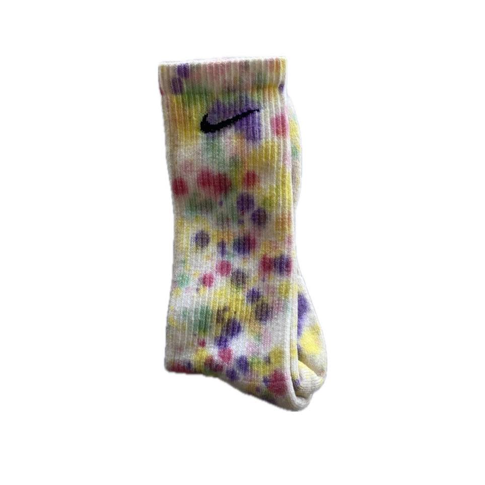 Nike "Rasta Polka Dot" Tie Dye 1pk Socks