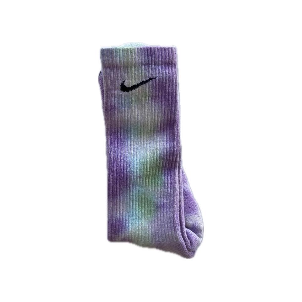 Nike "Purple/Aqua" Tie Dye 1pk Socks