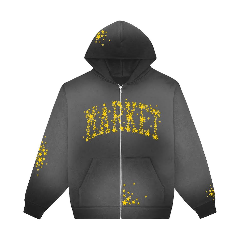 Market Studios "Galaxy Arc" Pirate Black Zip Up Hoodie