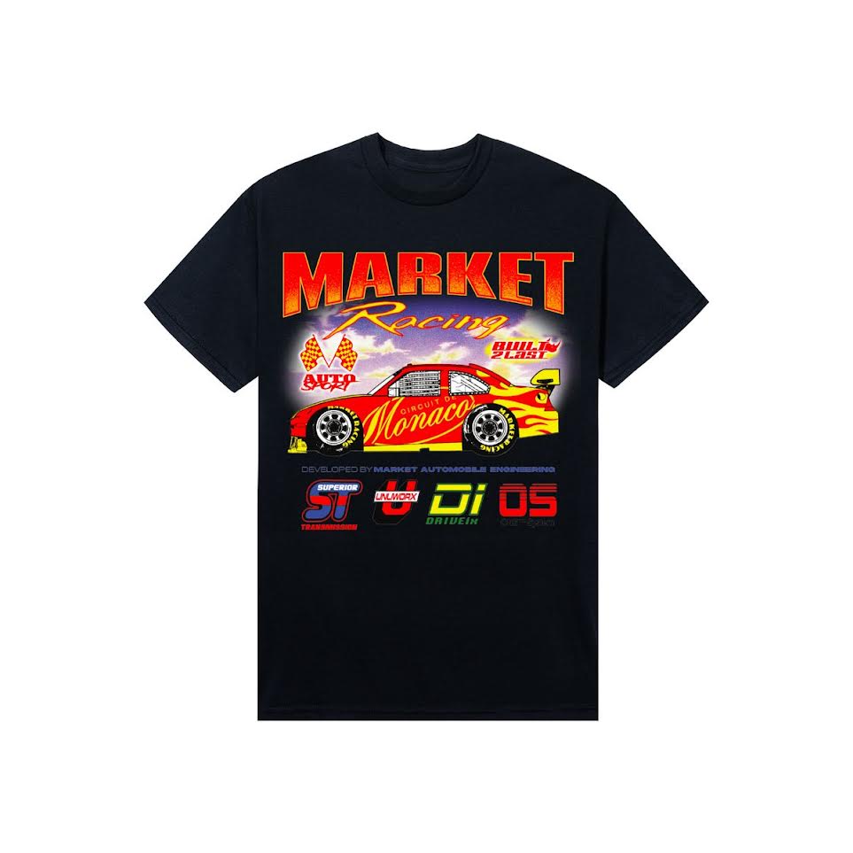Market Studios "Built 2 Last" Pirate Black T-Shirt