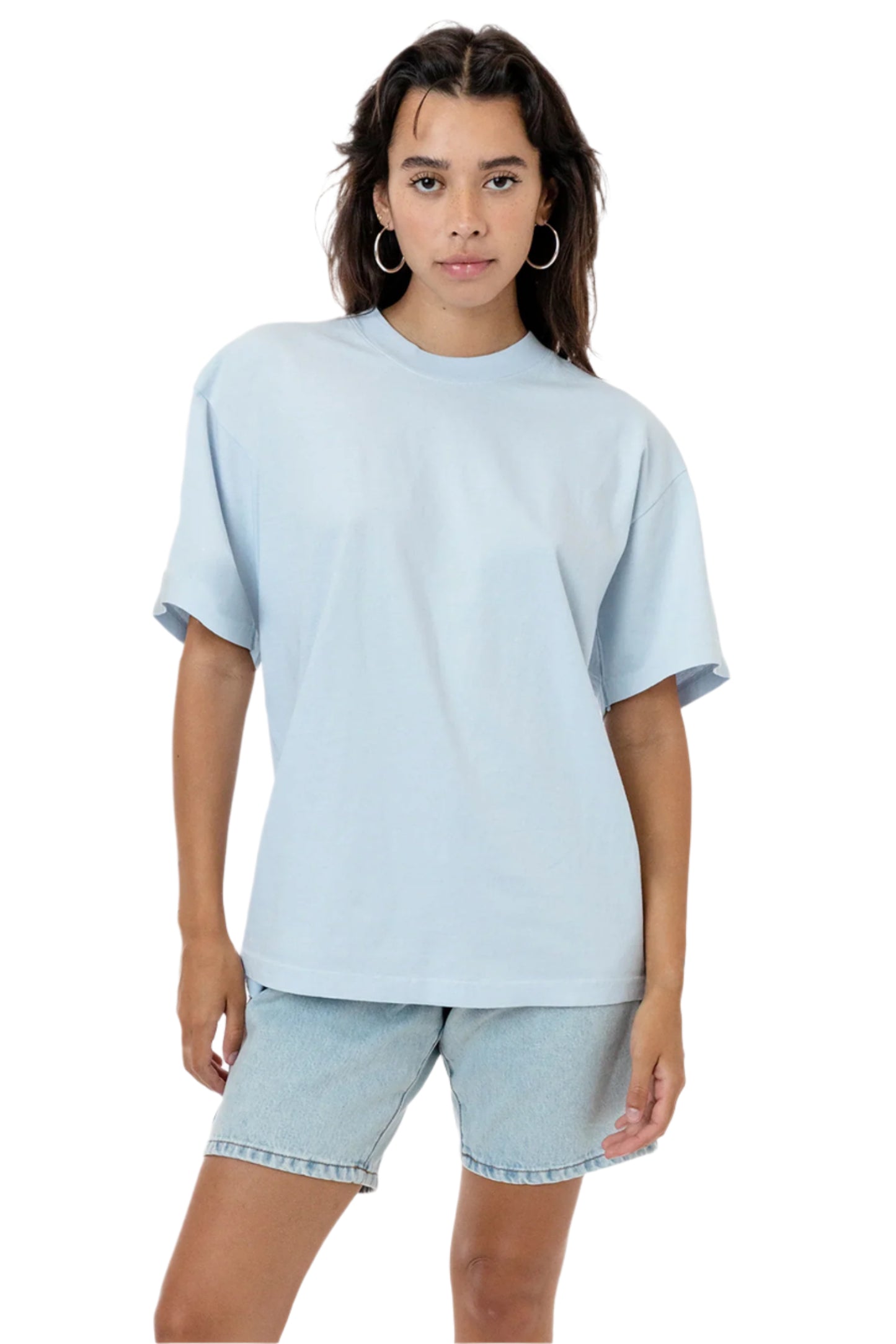 Sole Garden Light Blue Blank T-Shirt