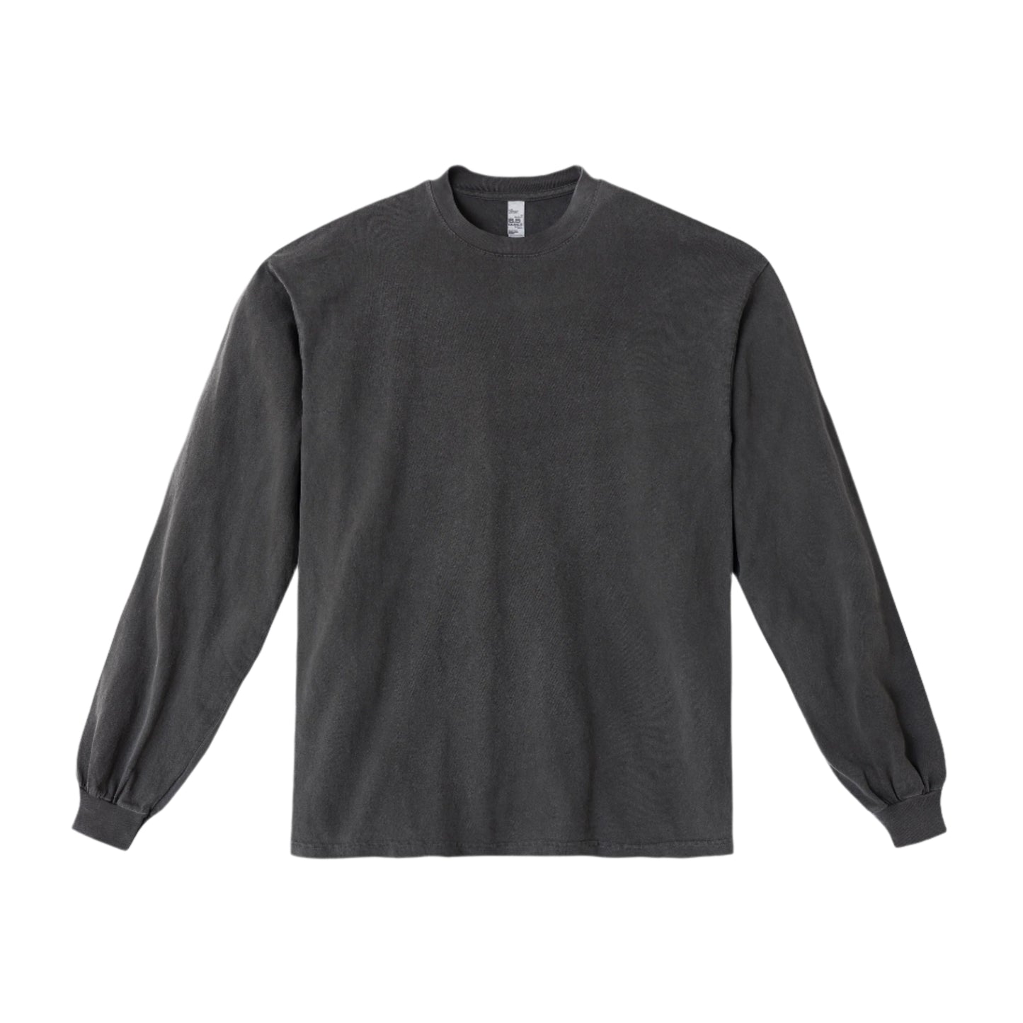 Sole Garden Vintage Black Long Sleeve Blank T-Shirt