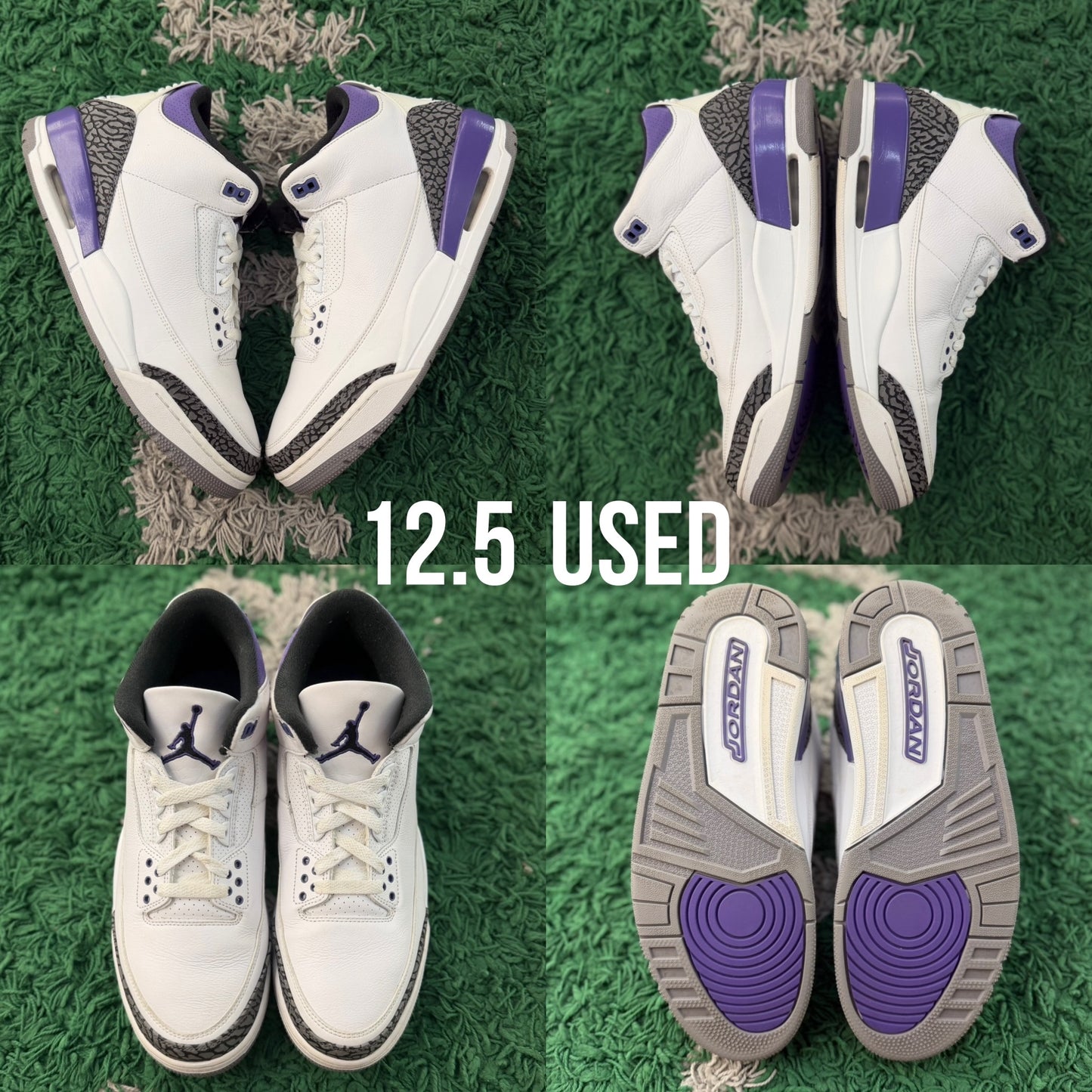 Air Jordan 3 Retro “Dark Iris” USED