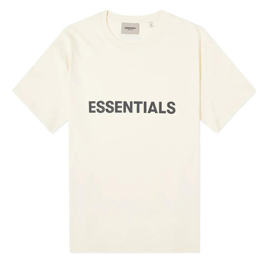Essentials “Cream Front Logo” T-Shirt