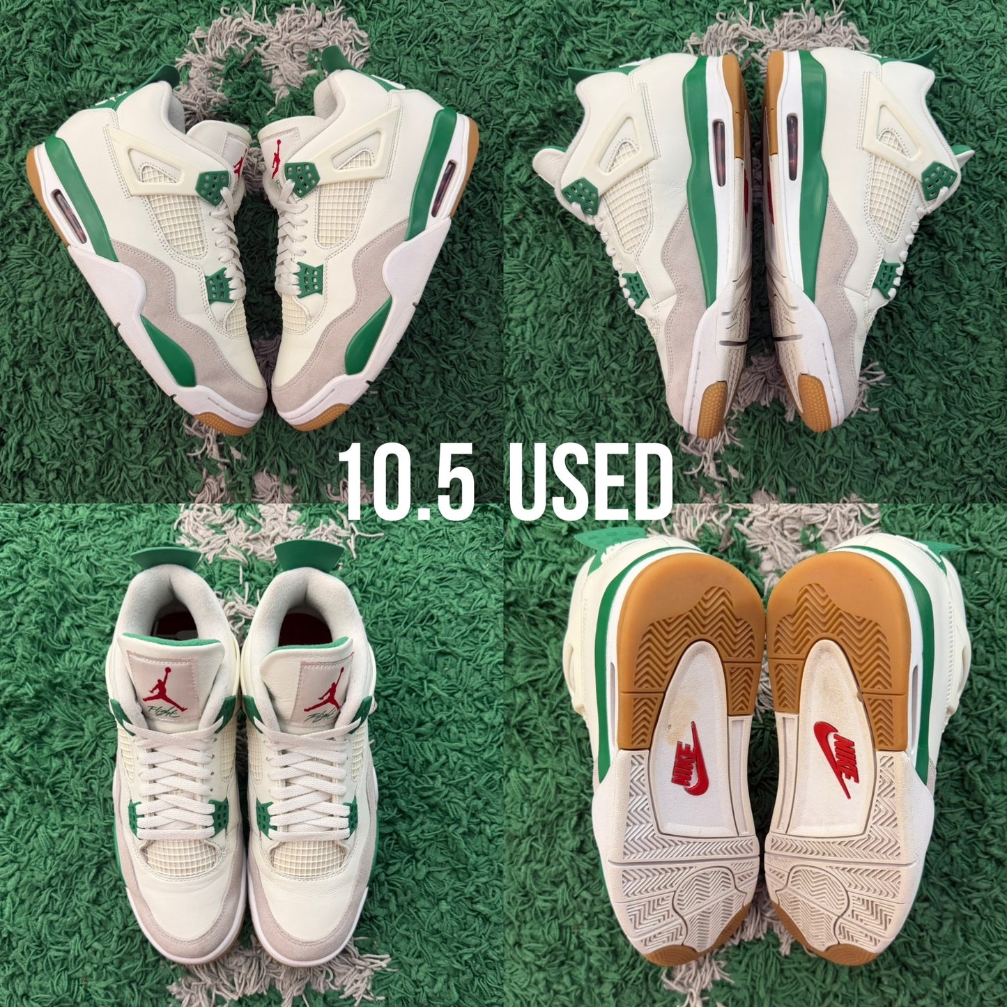 Air Jordan 4 Retro SB "Pine Green" USED
