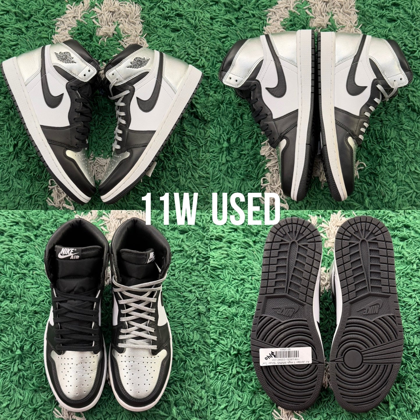 Air Jordan 1 High WMNS “Silver Toe” USED