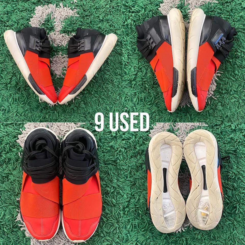 Y-3 Qasa High “Royal Red” USED