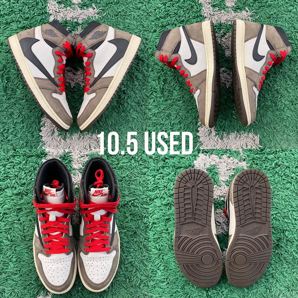 Air Jordan 1 High OG x Travis Scott "Mocha" USED