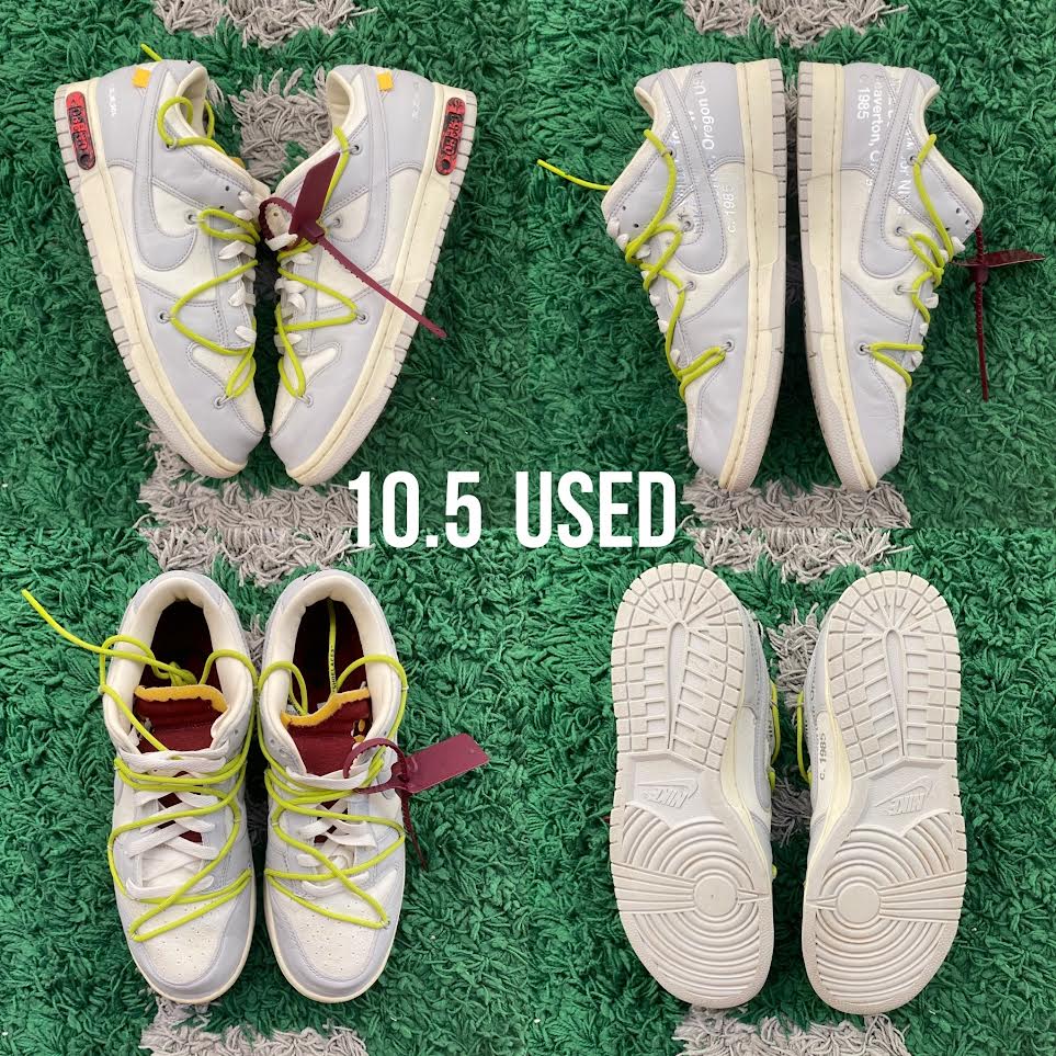 Nike Dunk Low Off-White "Lot 8" USED