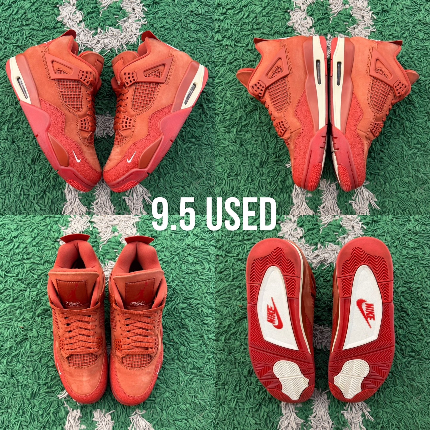 Air Jordan 4 RM SP x Nigel Sylvester "Brick by Brick" USED