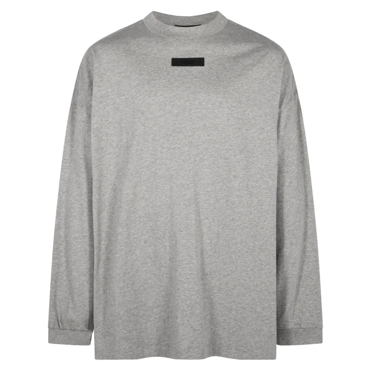 Essentials “Front Rubber Tag” Dark Oatmeal Longsleeve