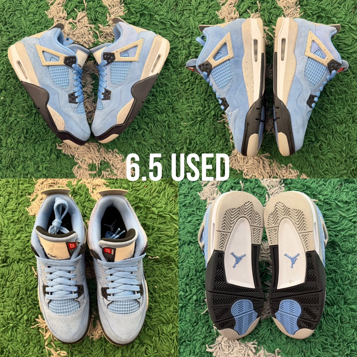 Air Jordan 4 Retro "University Blue" USED