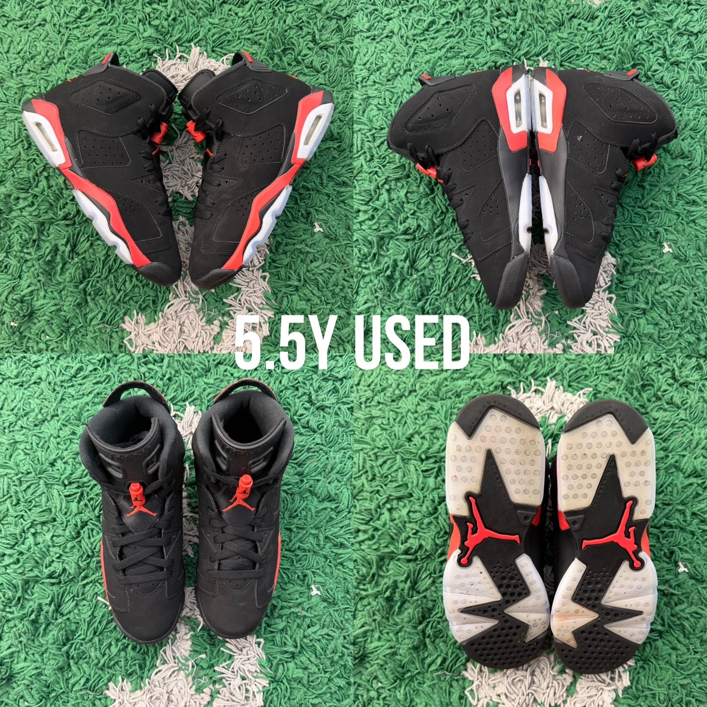 Jordan 6 Retro "Reverse Infrared" USED