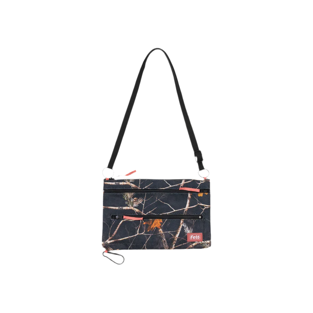 FELT "Roadman" Black Woodland Camo Bag