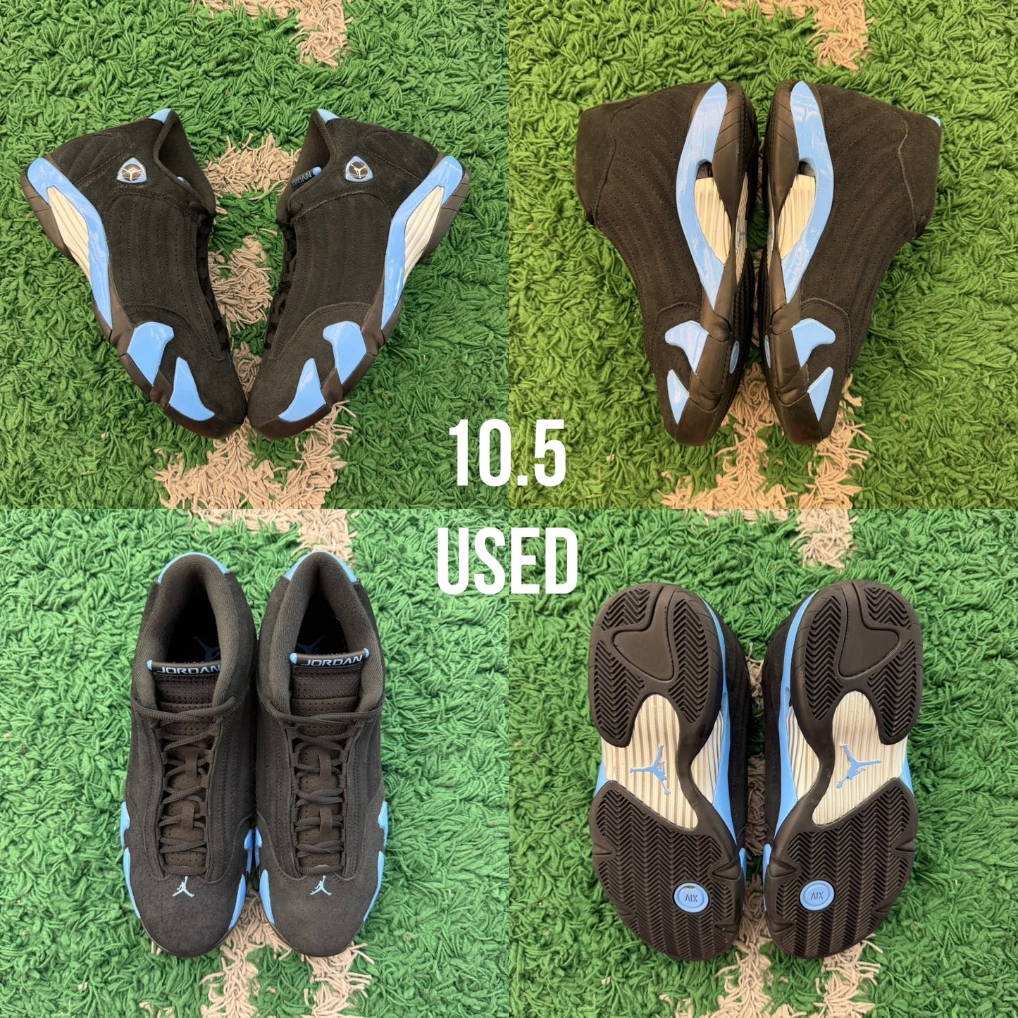 Air Jordan 14 Retro Black "University Blue" (2026) USED