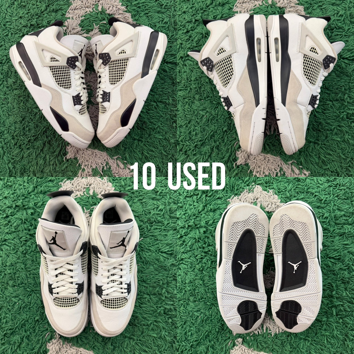 Air Jordan 4 Retro "Military Black" USED
