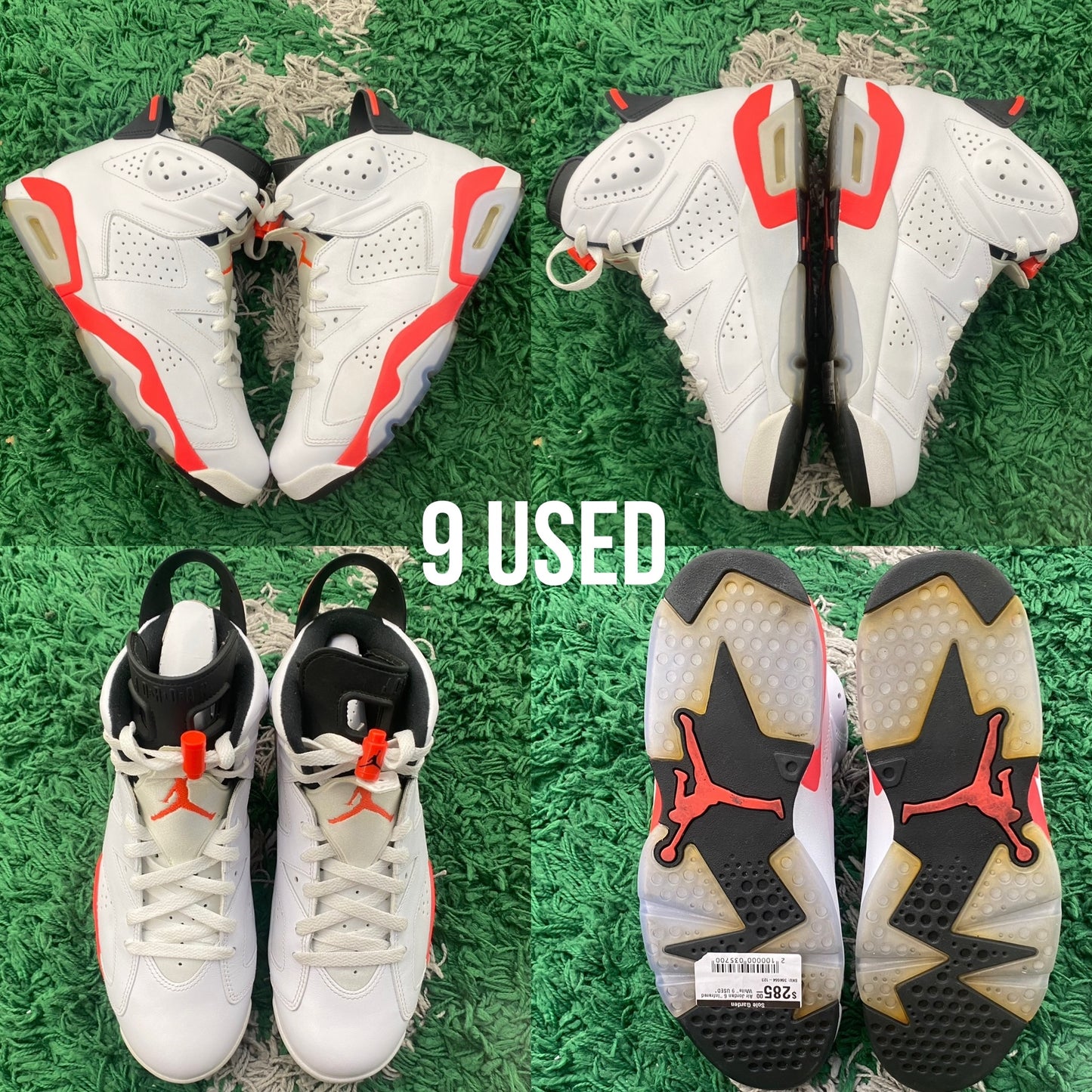 Air Jordan 6 "Infrared White 2013" USED