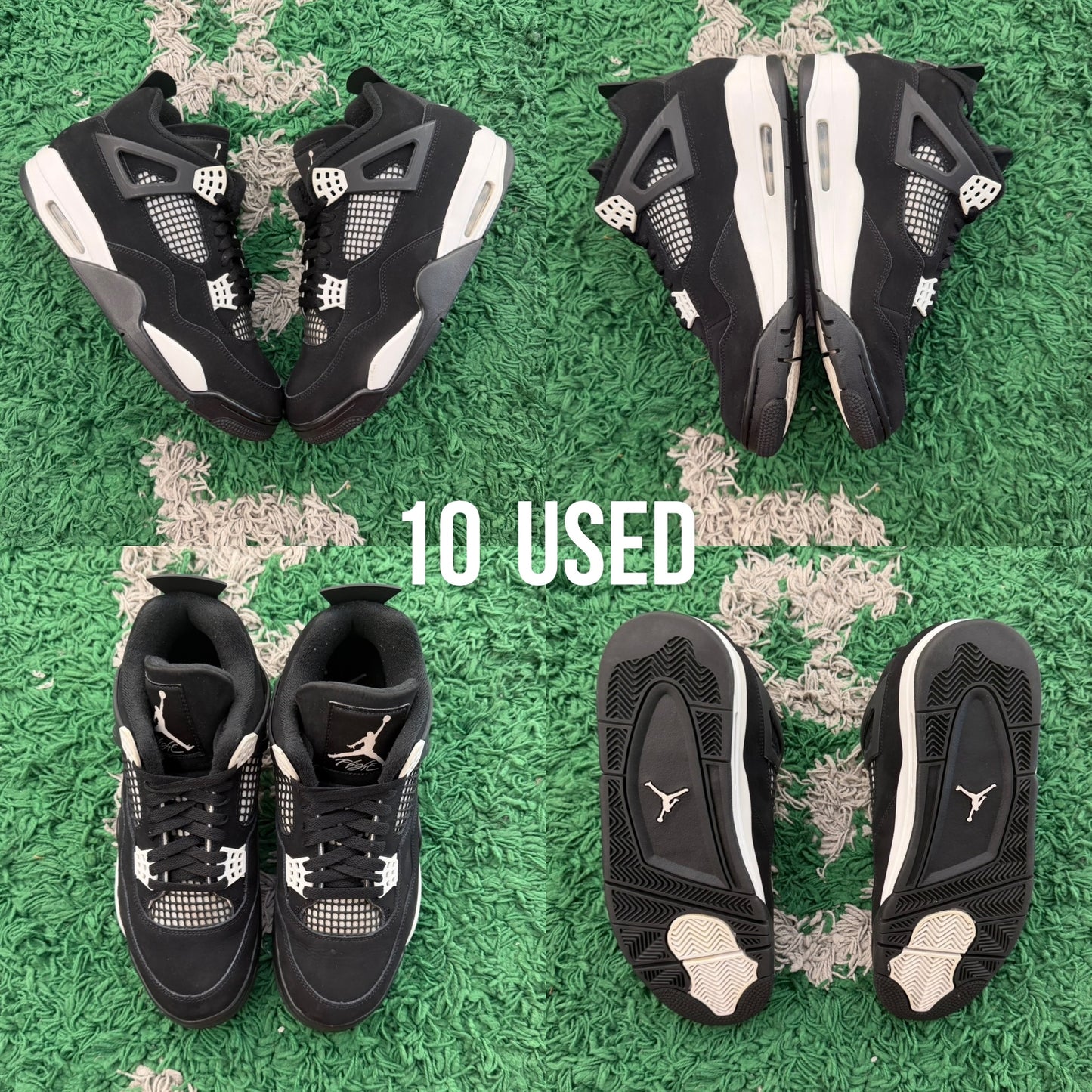 Air Jordan 4 Retro "White Thunder" USED