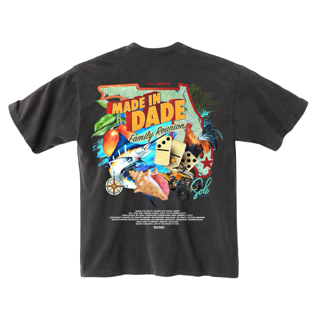 Sole Garden x The 3o5 “Made in Dade Family Reunion” Shadow Tee