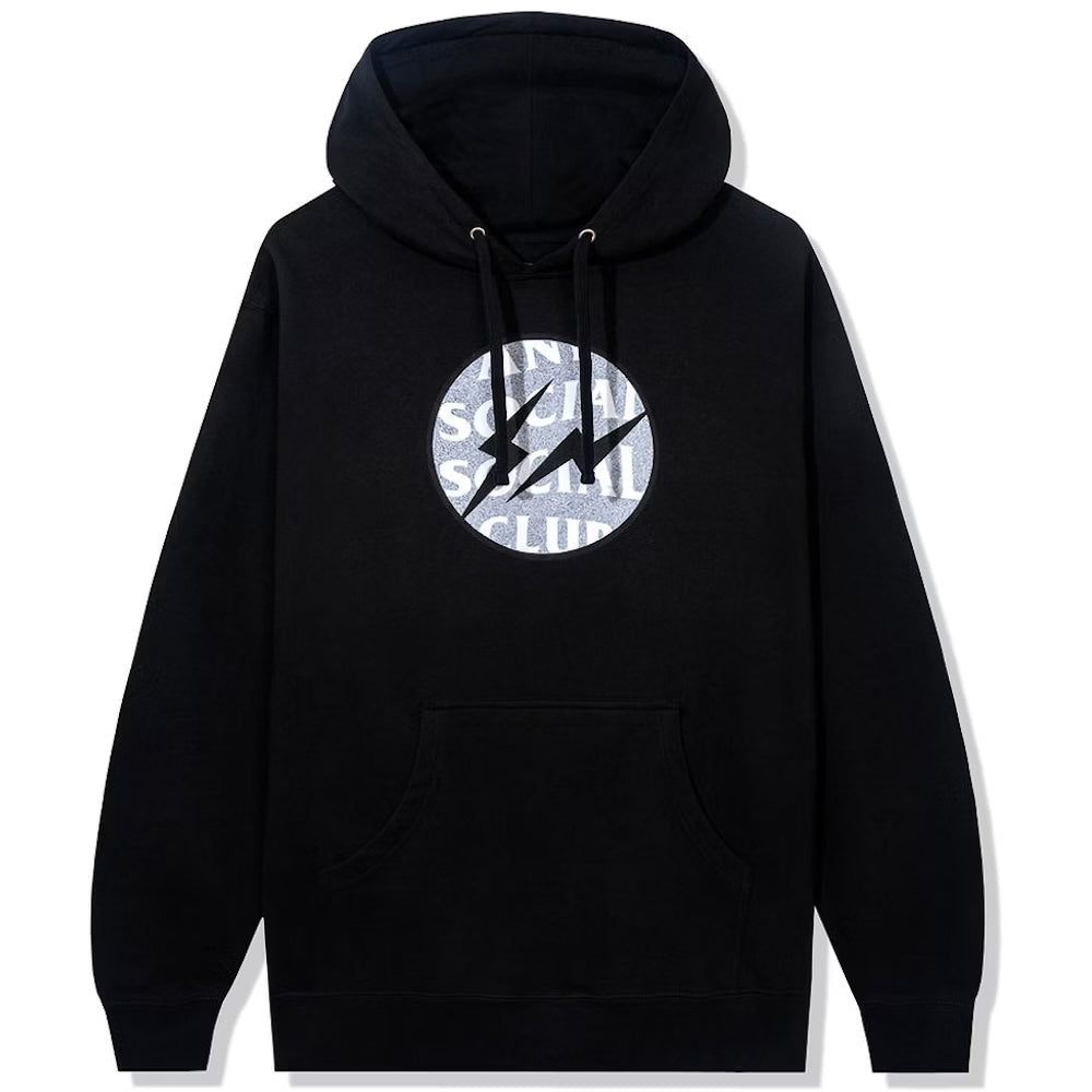 Anti Social Social Club x Fragment "Called Interference" Black Hoodie
