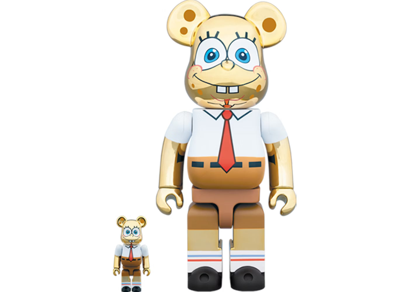 Be@rBrick "Gold Chrome Spongebob" Set