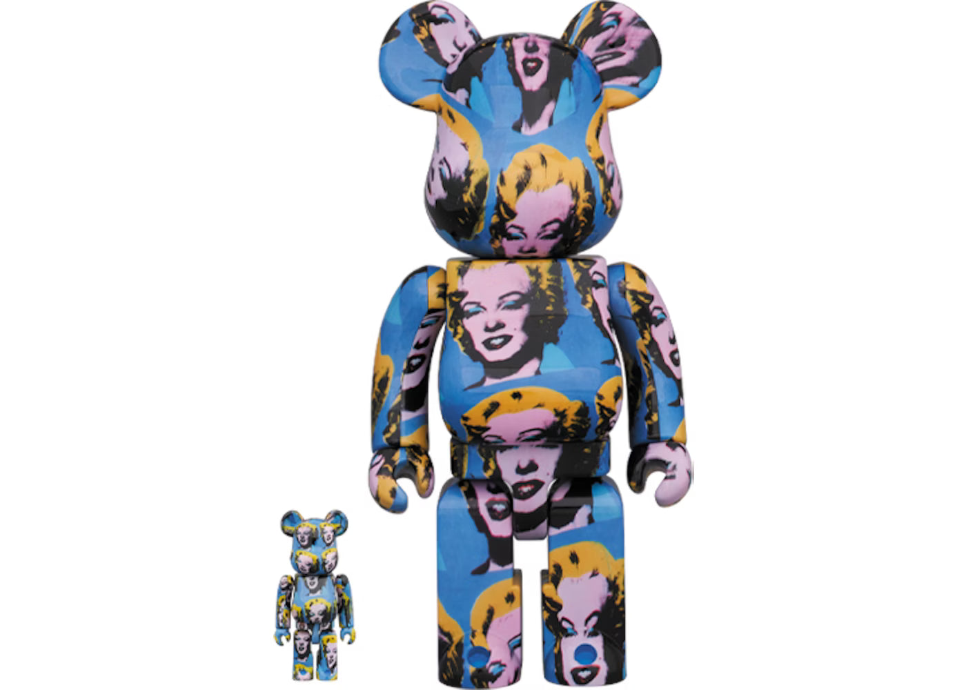 Be@rBrick x Andy Warhol x Marily Monroe 100% & 400% Set