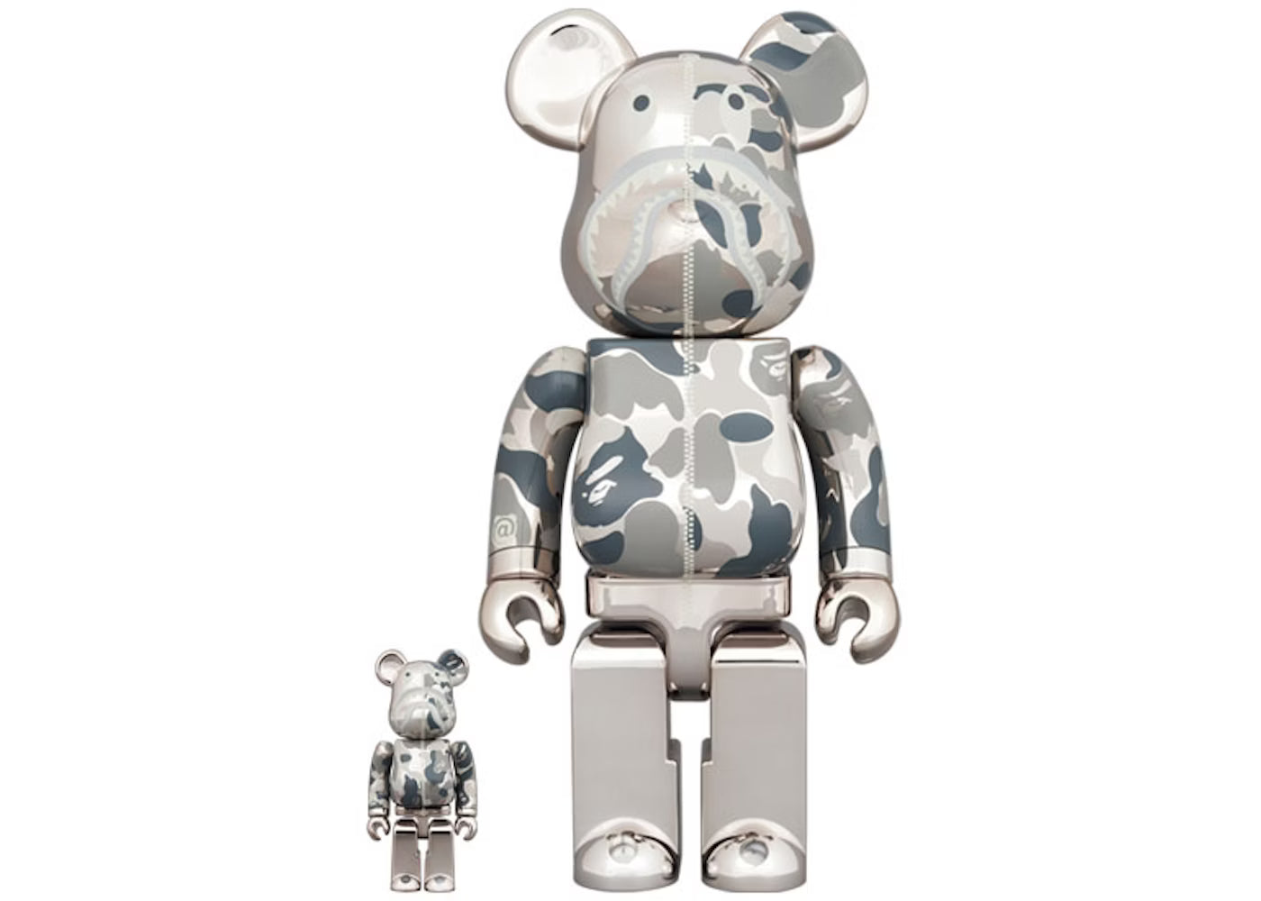 Be@rBrick x BAPE Camo Shark 100% & 400% Set