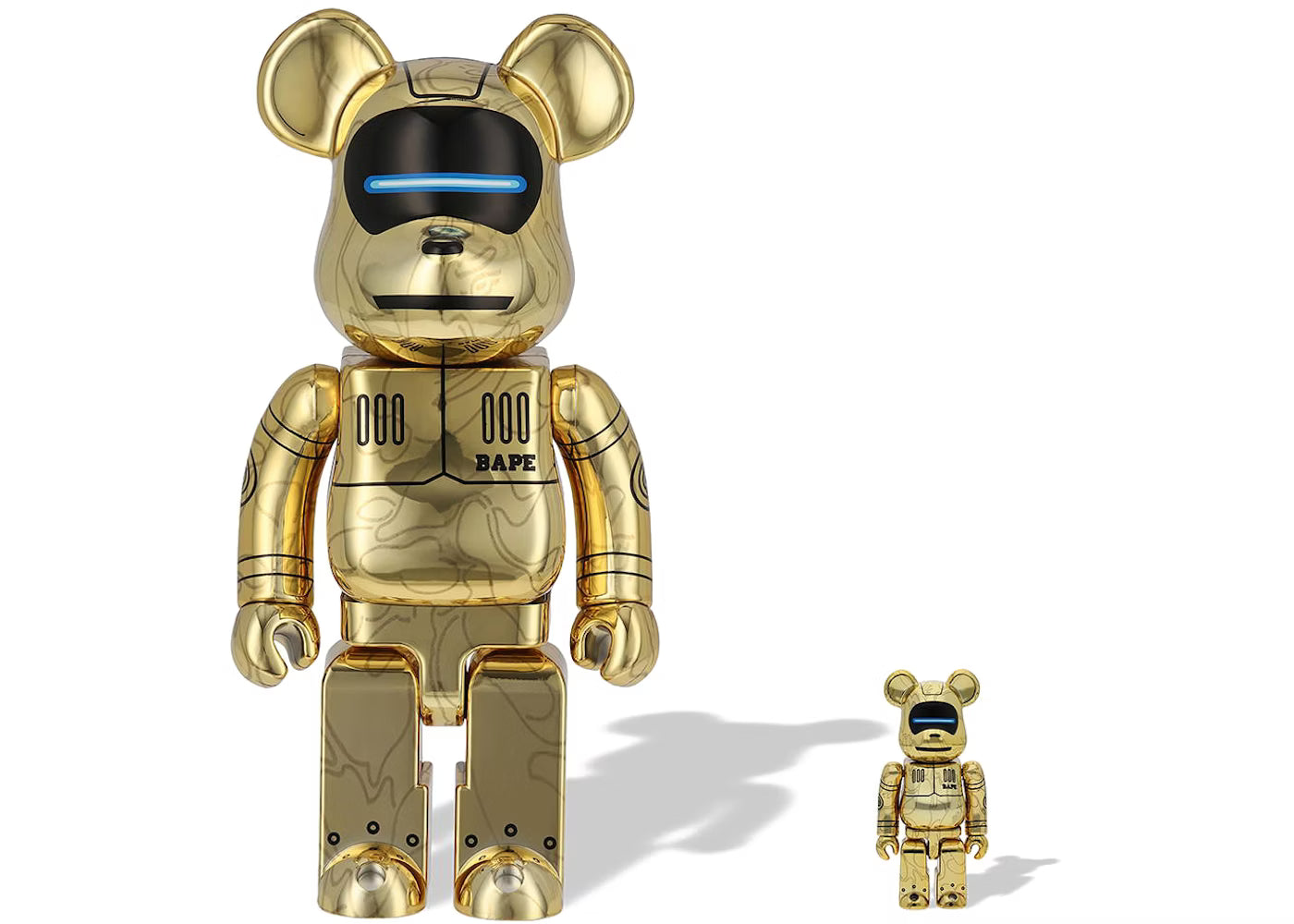 Be@rBrick x BAPE x Hajime Sorayama Baby Milo 100% & 400% Set