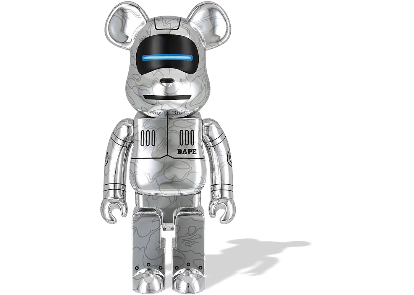 Be@rBrick x Bape x Hajime Sorayama “Silver”