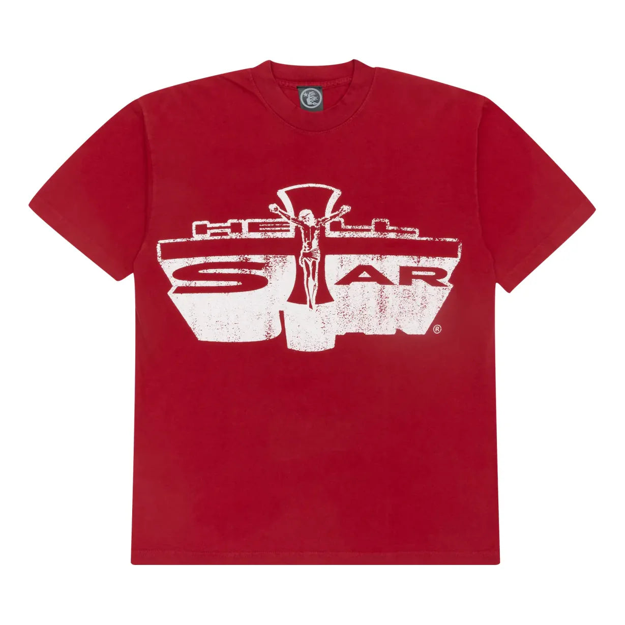 Hellstar "Jesus Emblem Blood Red" Tee
