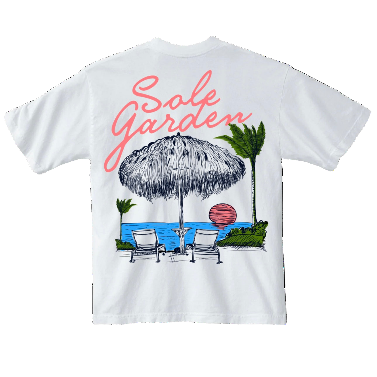 Sole Garden "Paradise" White T-Shirt