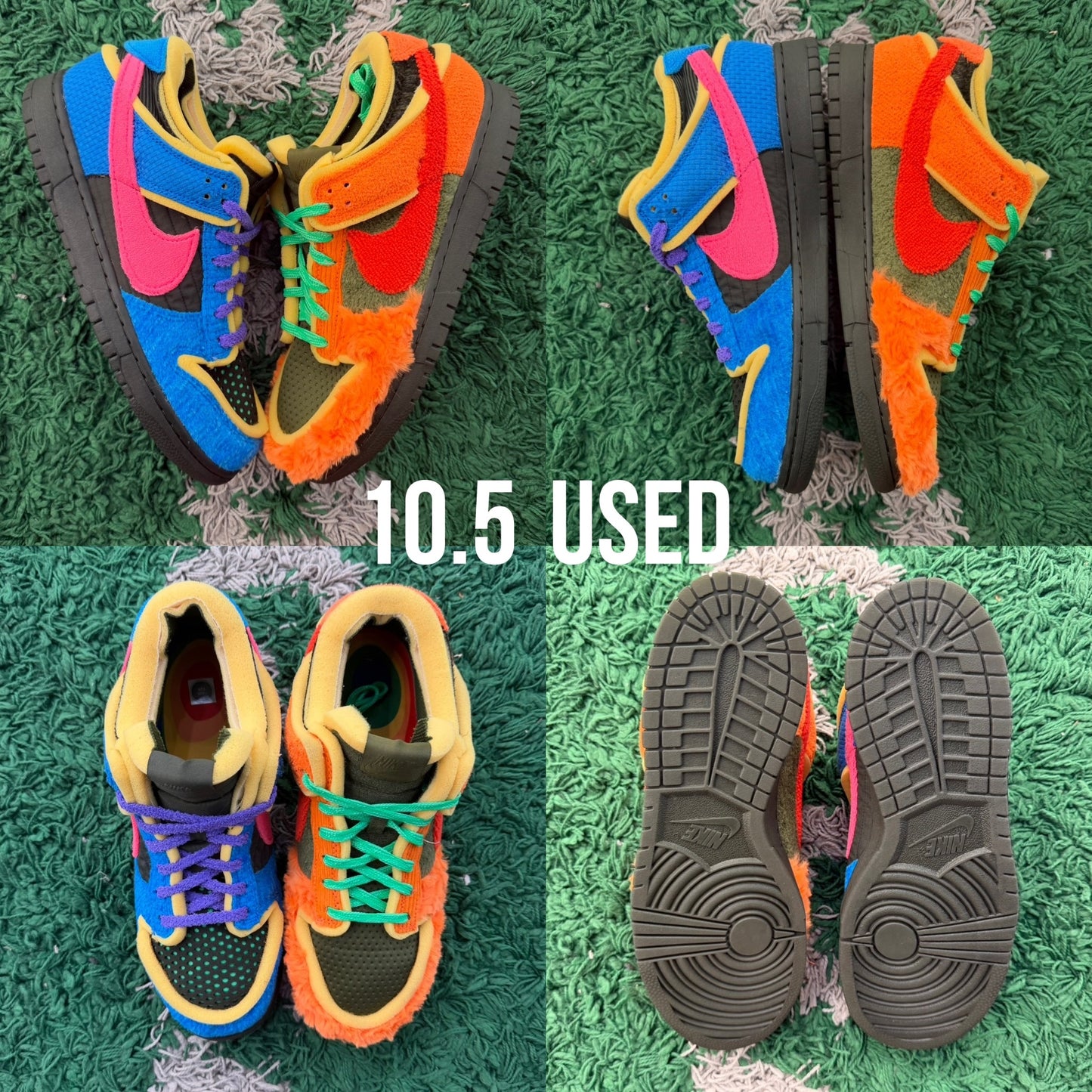 Nike Dunk Low x Cactus Plant Flea Market 'Swamp Sponge Photo Blue' USED