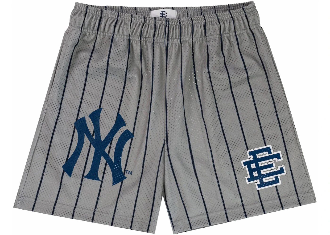 Eric Emanuel "New York Yankees" Grey Pin Stripe EE Basic Shorts