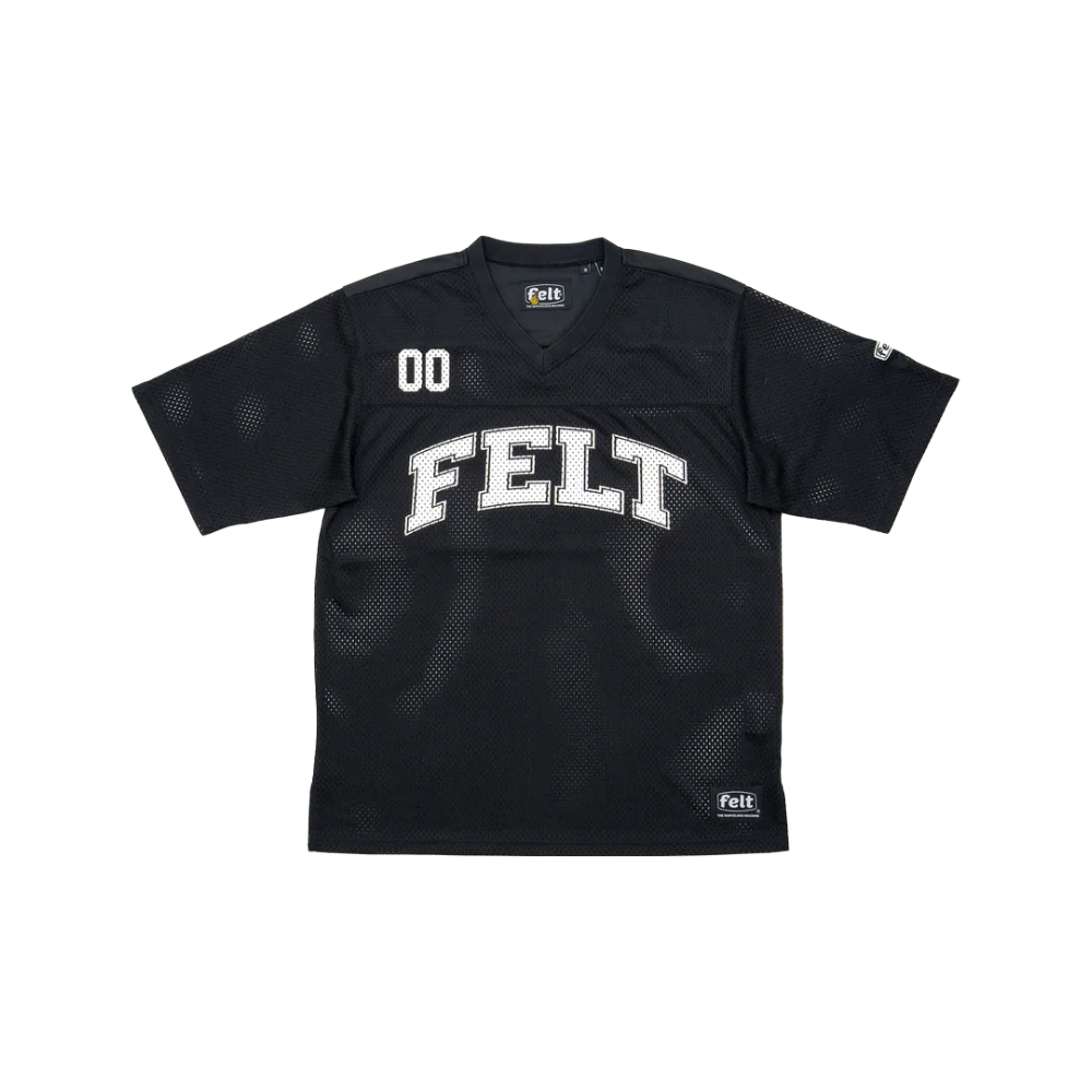 FELT “Overtown” Black Mesh Football Jersey