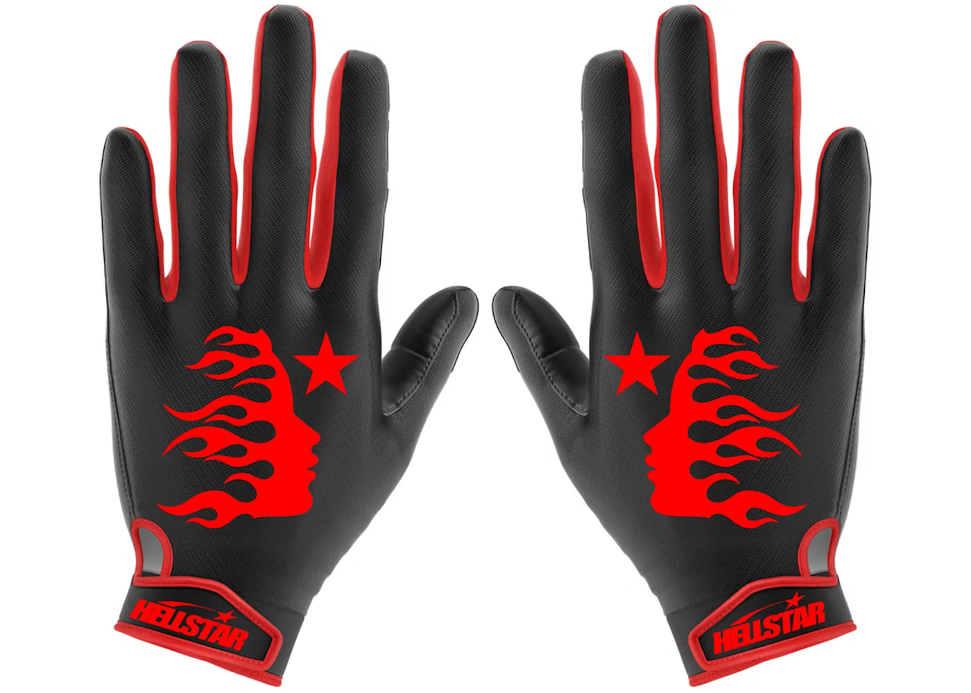 Hellstar "Logo" Black Football Gloves