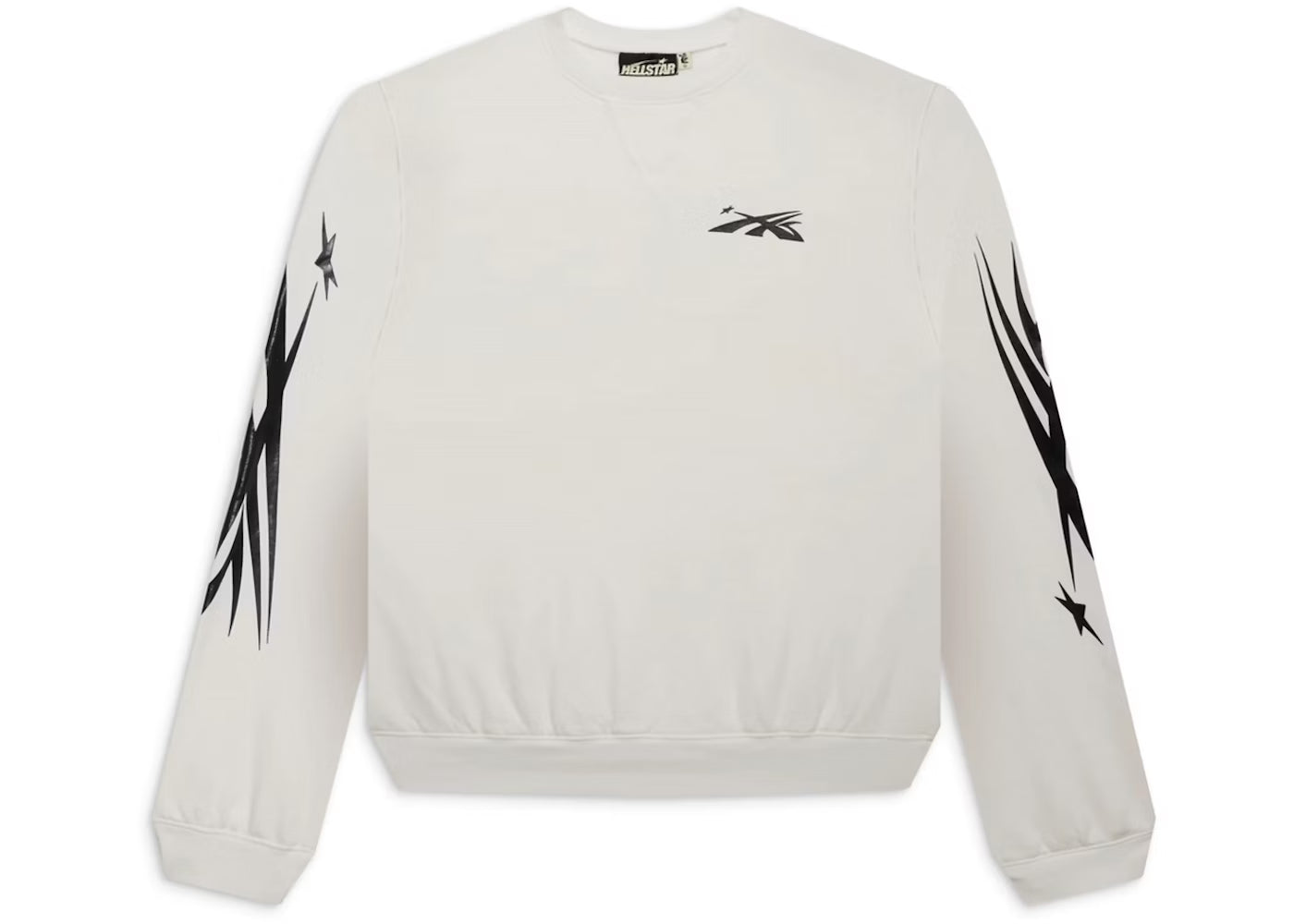 Hellstar "Sports" White Crewneck