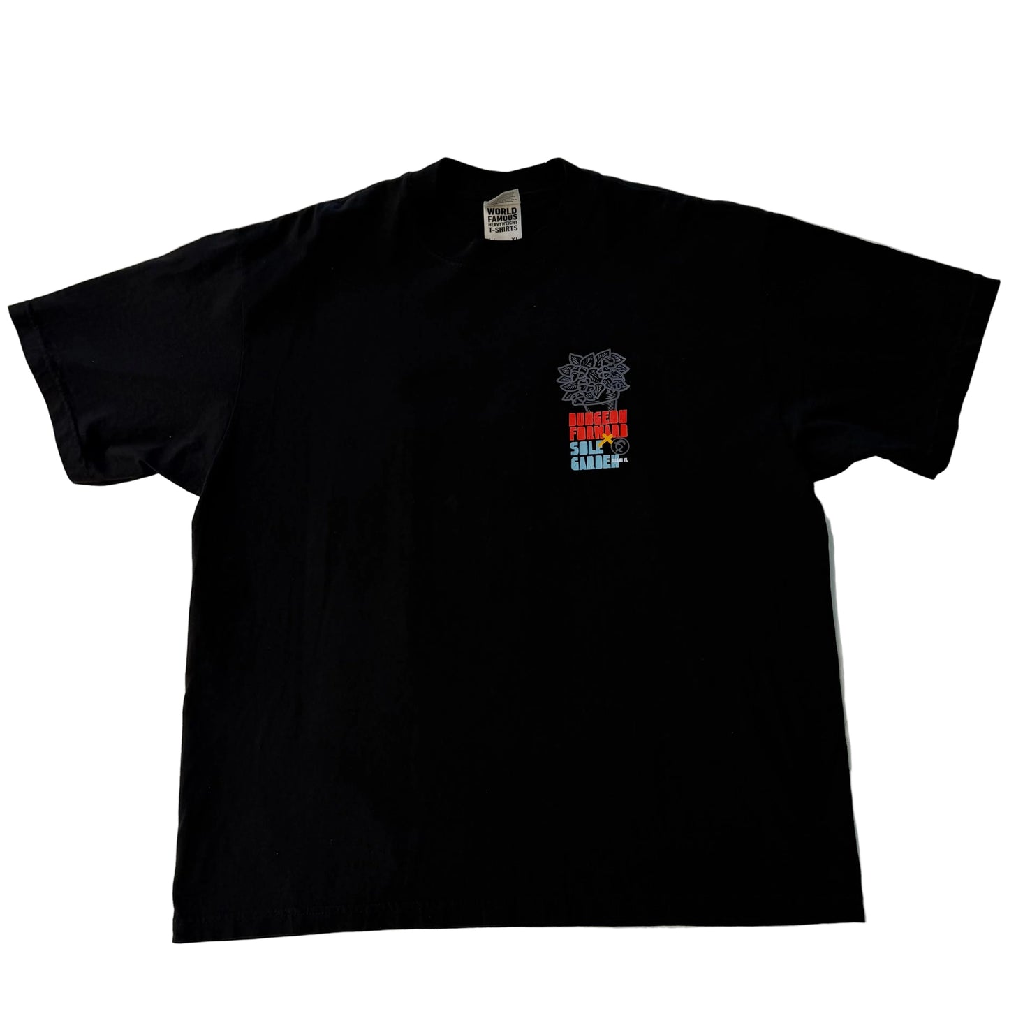 Sole Garden x Dugeon Forward "Fortune Sample" Black Tee
