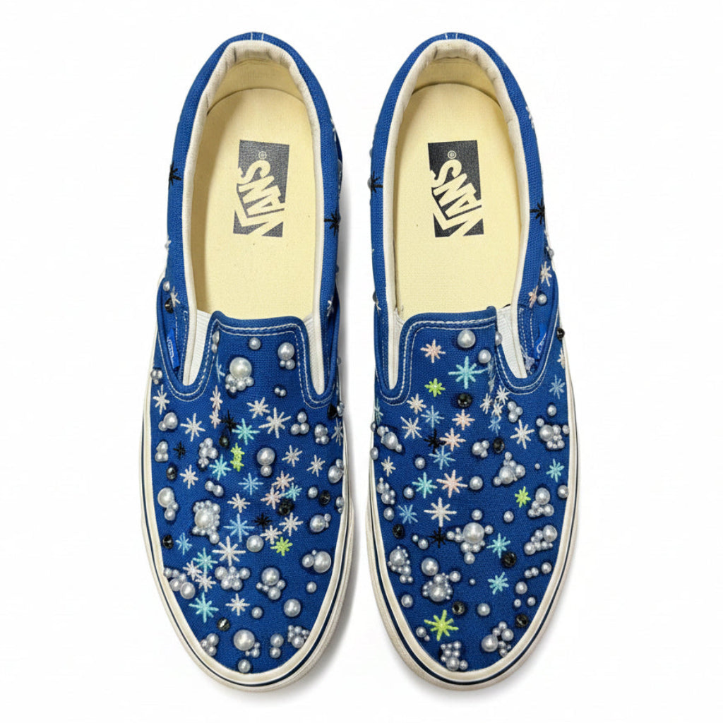Fujimoto LX Classic Slip-on 'Blue' Pearlized