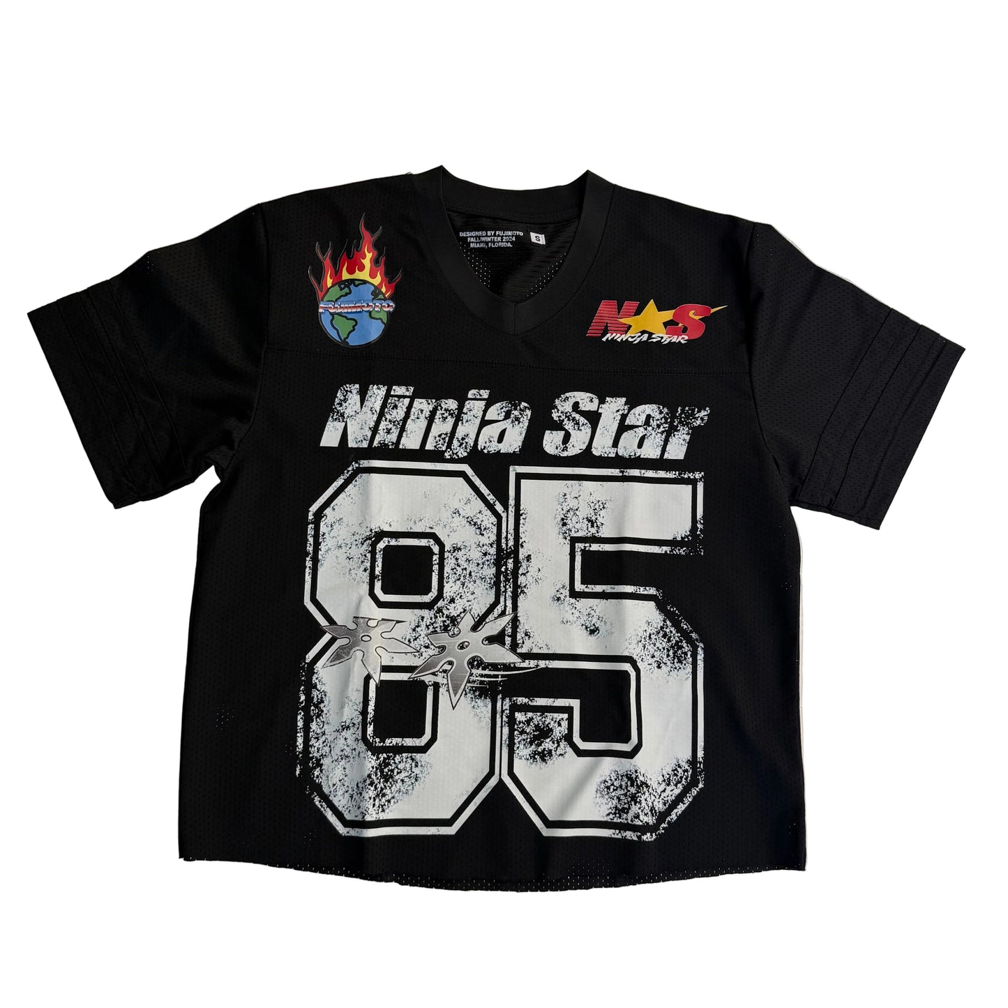 Sole Garden x FUJIMOTO Design “Ninja Star” Black Jersey