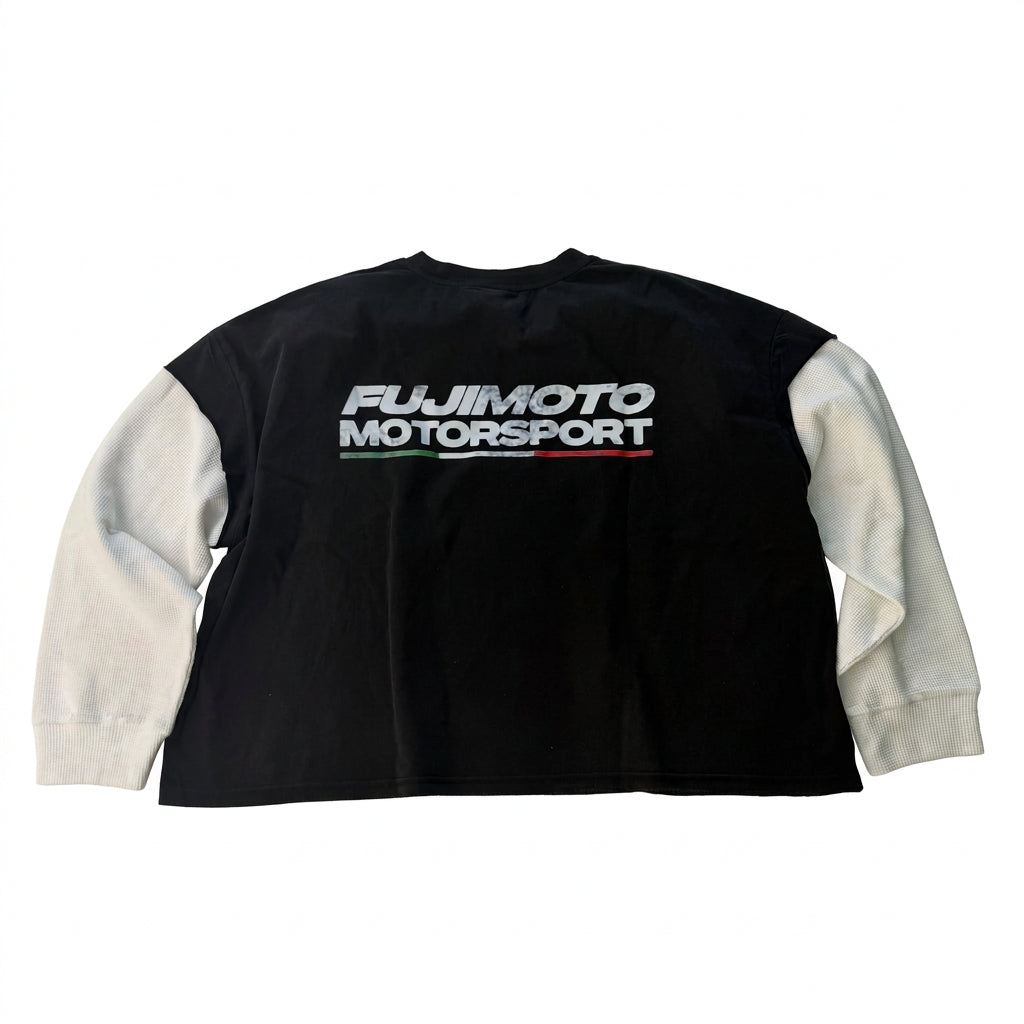Fujimoto ’MotorSport’ Black Long-Sleeve