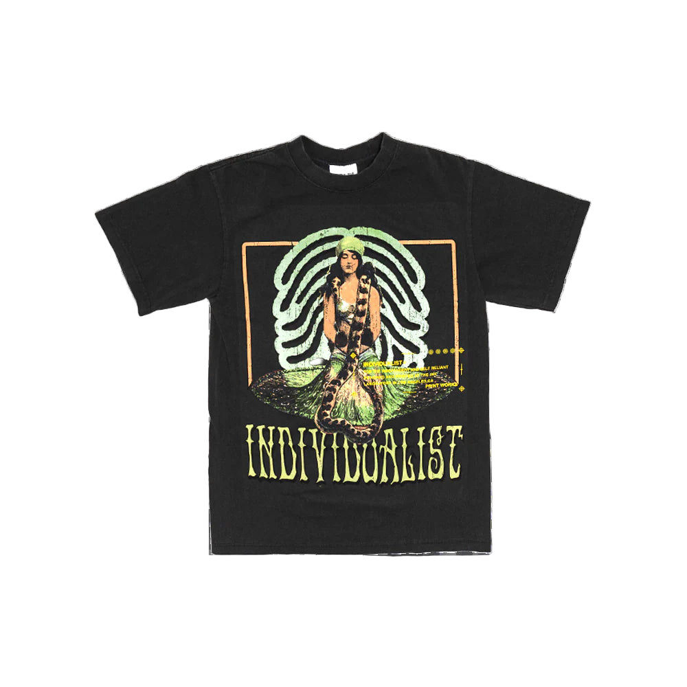 Individualist “Snake Charmer” Vintage Black Tee