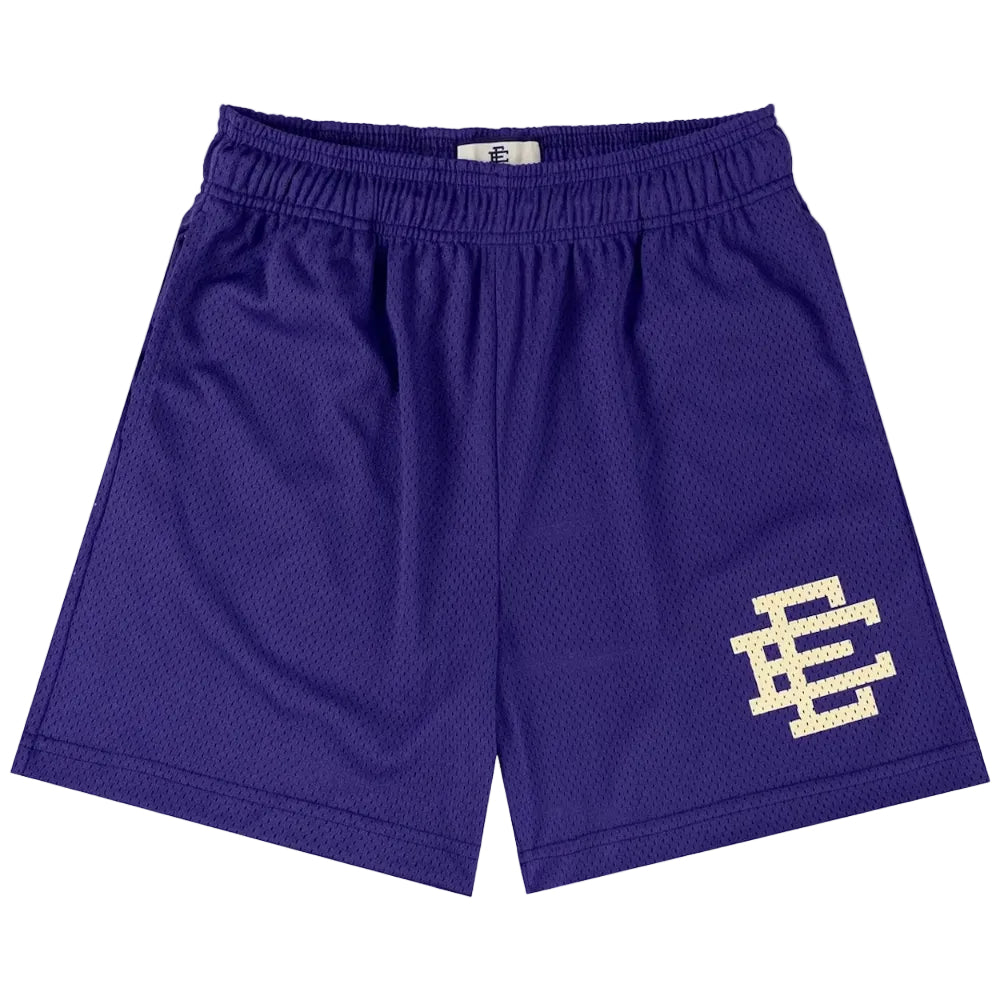 Eric Emanuel 'EE Basic/Core' Short Purple/Off White